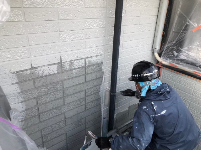 つくば市アパート外壁塗装